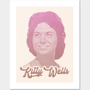 Kitty Wells Vintage Style Country Music Legend Posters and Art